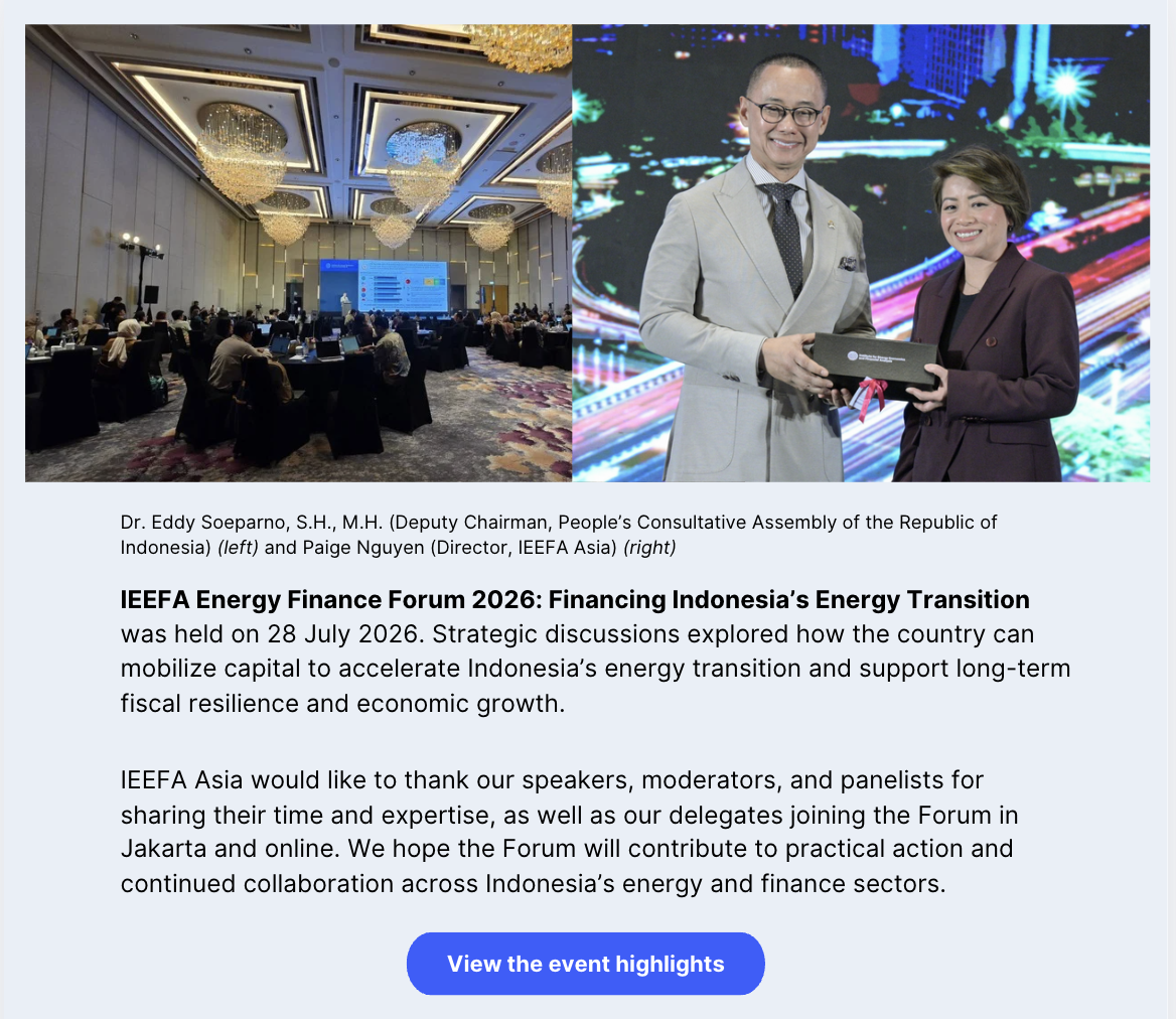 IEEFA Energy Finance Forum